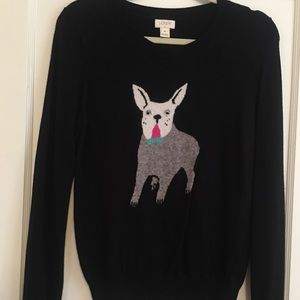 JCrew Dog Sweater